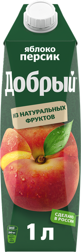 Сок Добрый яблоко-персик 1 л