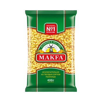 Макароны Макфа кольца 400 г