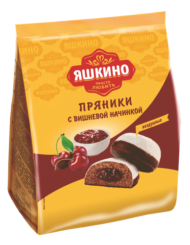 Пряники Яшкино со вкусом вишня 350 г