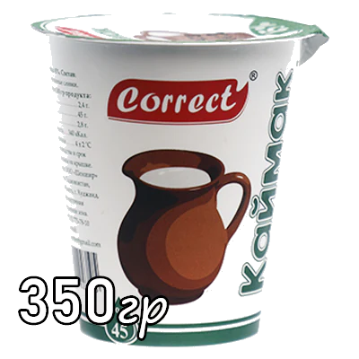 Каймак Correct 45% 350 г