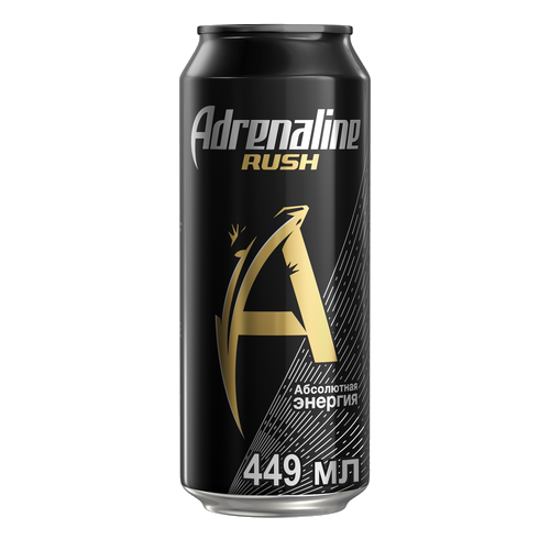 Напиток энергетический Adrenaline Rush Энергия тонизирующий газированный 449 мл