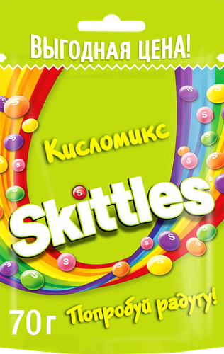 Драже Skittles кисломикс 70 г