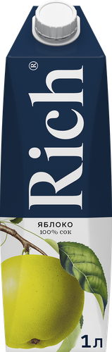 Сок Рич яблоко осветленный 1 л