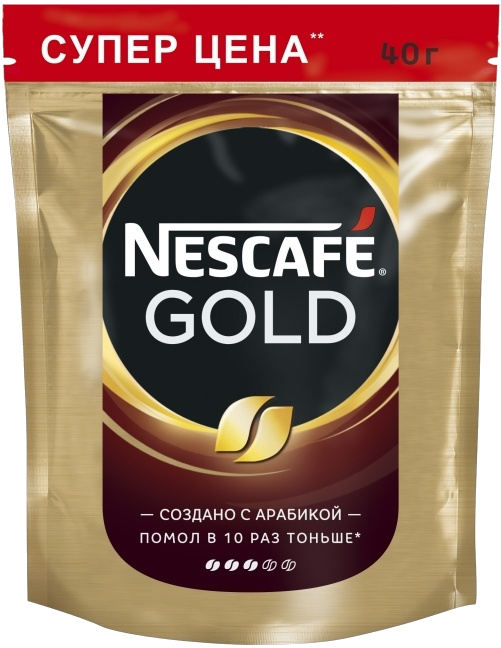 Кофе растворимый NESCAFE Gold натуральный 40 г