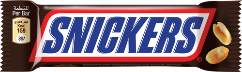 Батончик шоколадный Snickers с жаренным арахисом, карамелью и нугой 50,5 г