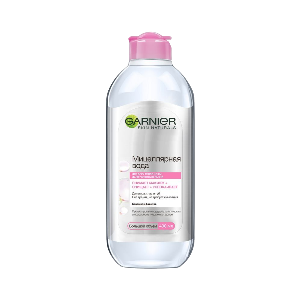 Вода мицеллярная для лица Garnier Чистая кожа, для чувствительной жирной и комбинированной кожи 400 мл