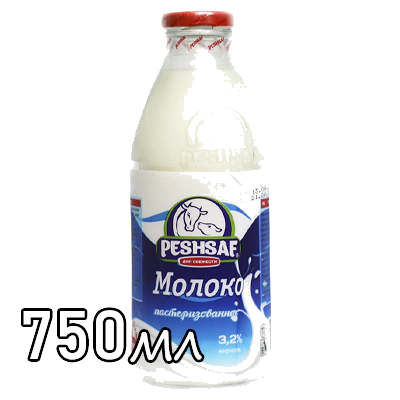 Молоко Peshsaf 3,2% 750 мл