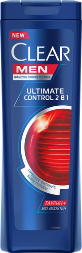 Шампунь-бальзам-ополаскиватель для волос мужской CLEAR Vita Abe Ultimate Control 2в1, против перхоти 400 мл