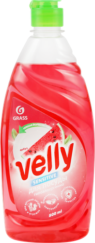 Средство для мытья посуды GRASS Velly Sensitive Арбуз 500 мл