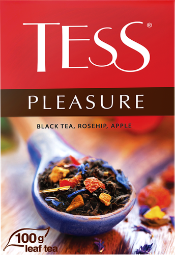Чай черный Tess Pleasure с добавками листовой 100 г
