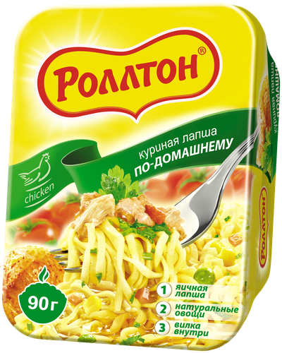 Лапша Роллтон куриная По-домашнему 90 г