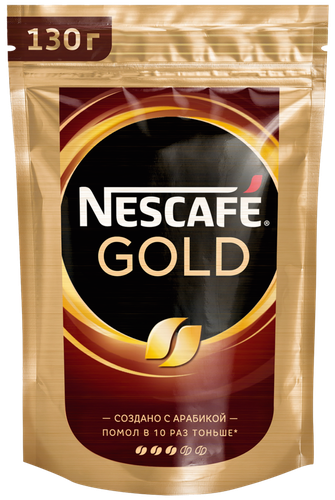 Кофе растворимый NESCAFE Gold натуральный 130 г