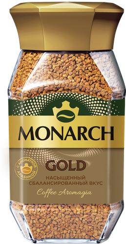 Кофе растворимый Jacobs Gold/Monarch Gold натуральный сублимированный 95 г