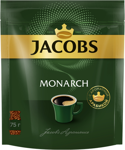 Кофе растворимый Jacobs Monarch/Monarch Original натуральный сублимированный 75 г