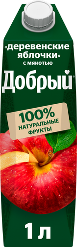 Нектар Добрый Деревенские яблочки 1 л