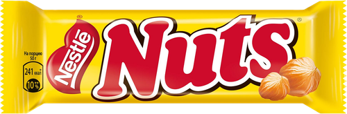 Батончик шоколадный Nuts 50 г