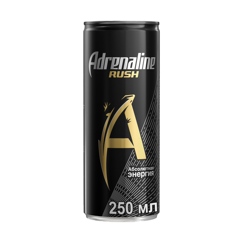 Напиток энергетический Adrenaline Rush Энергия тонизирующий газированный 0,25л
