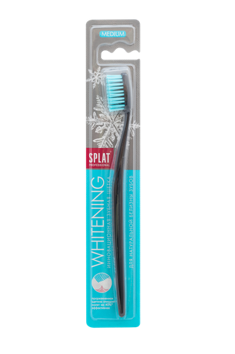 Зубная щетка SPLAT Professional Whitening Medium инновационная, средней жесткости