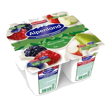 Йогурт Alpenland яблоко, груша, лесные ягоды 0,3% 95 г