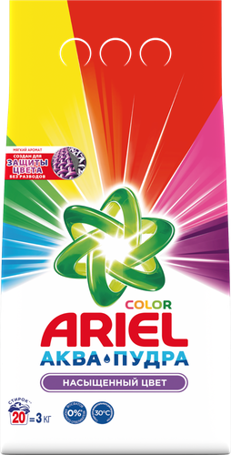 Стиральный порошок Ariel Color для цветного белья автомат 3 кг