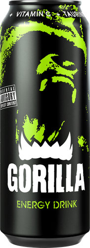 Напиток энергетический Gorilla тонизирующий без консервантов газированный 0,45 л