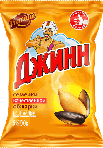 Семечки подсолнечника Джинн жареные 140 г