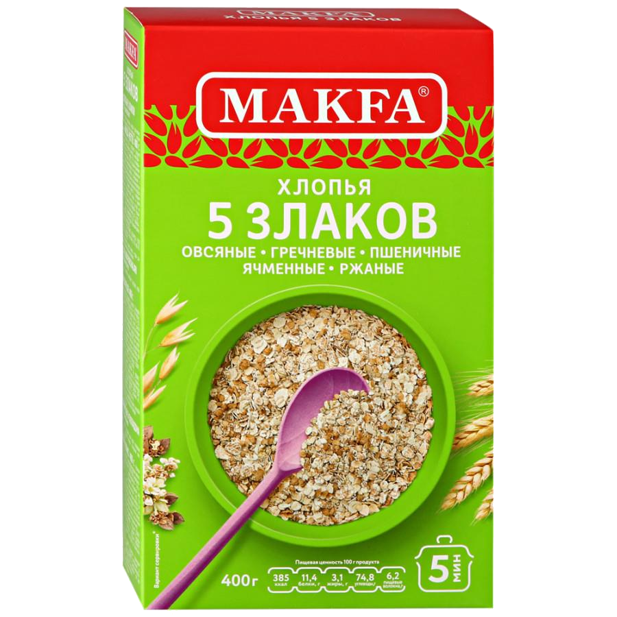 Хлопья Makfa 5 злаков 400 г
