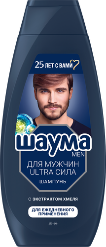 Шампунь для всех типов волос мужской SCHAUMA Men Ultra Сила 360 мл