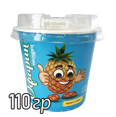 Сливочный йогурт Офарин со вкусом ананаса и кокоса 7% 110 г