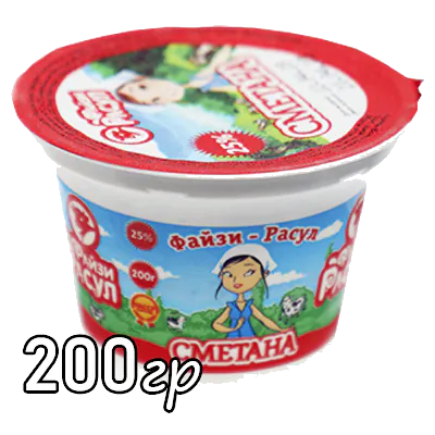 Сметана Файзи Расул 25% 200 г