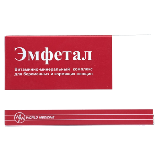 Эмфетал таблетки покрыт. плен. об. 60 шт